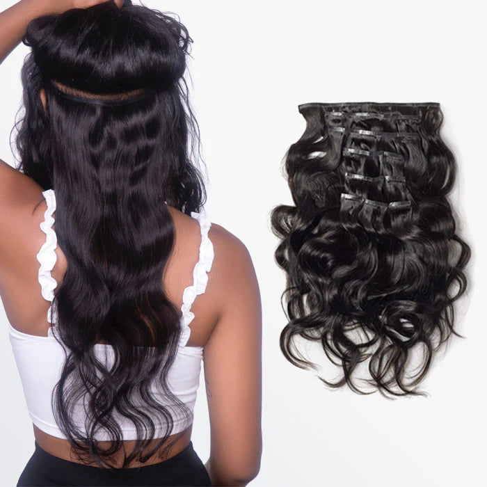 Body Wave Seamless Clip-ins